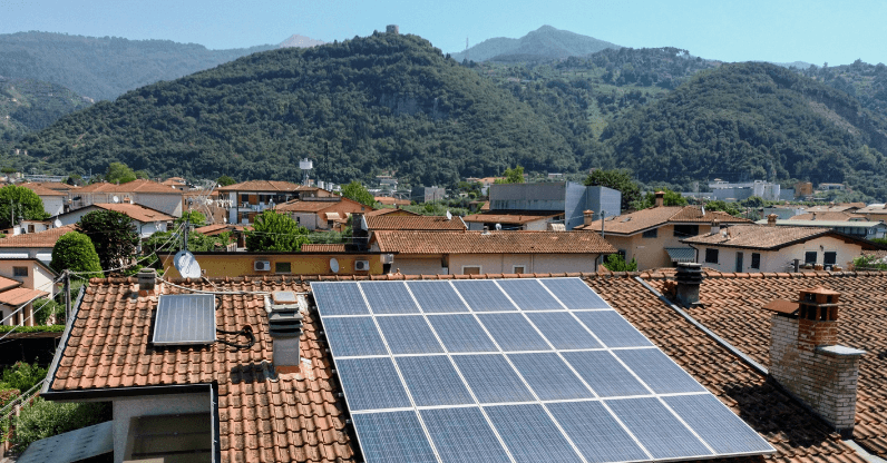 Impianto fotovoltaico presso immobile